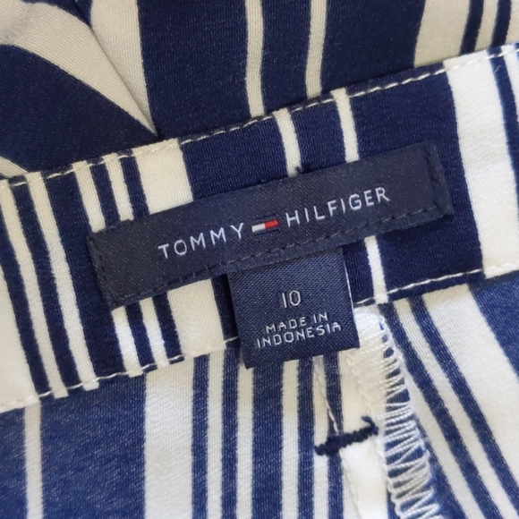 Tommy Hilfiger | blue & white stripe pants - Picture 2 of 9